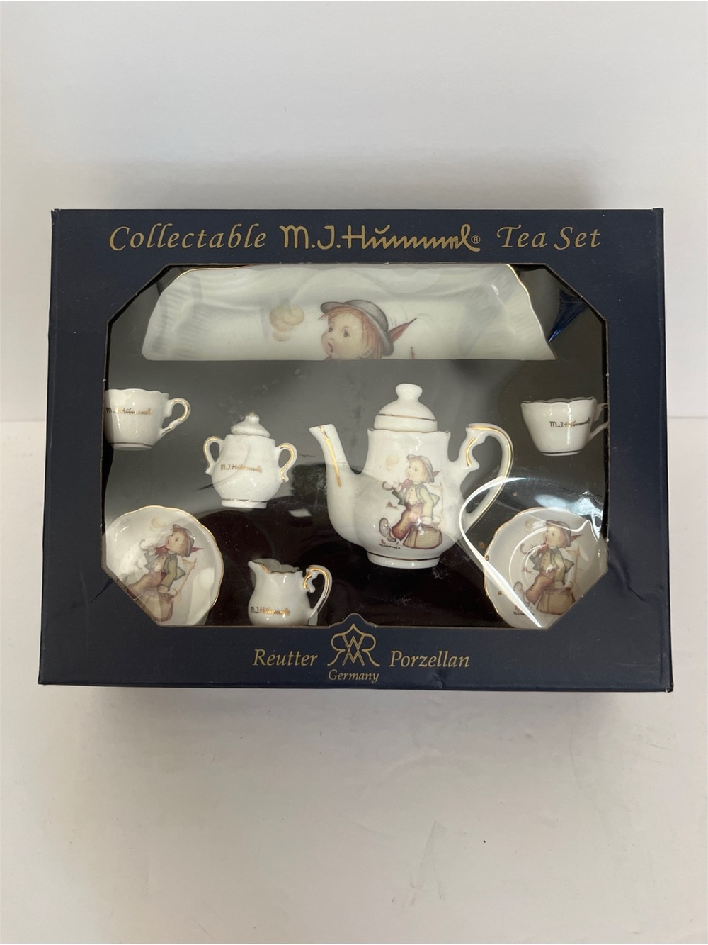 Vintage Reuter Porzellan Hummel Ceramic Tea Set New